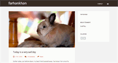 Desktop Screenshot of farhankhan.com